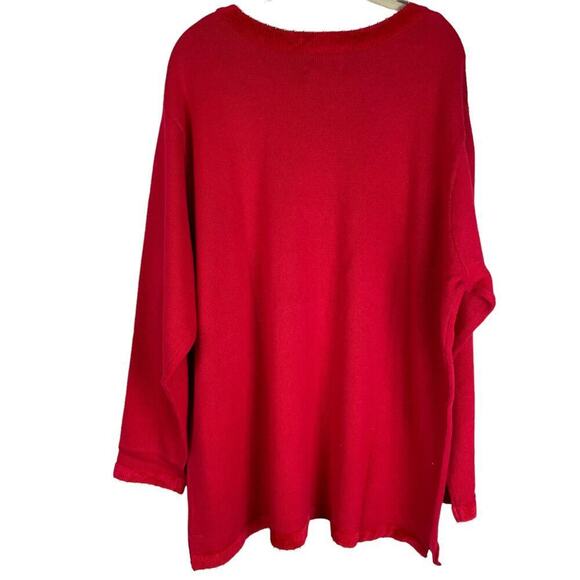 Vintage The Quacker Factory American Flag sequin sweater NEW - Picture 4 of 8